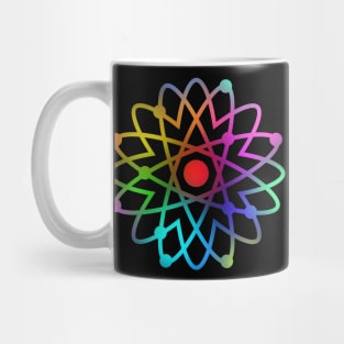 Neon Flower - Rainbow Colors Mug